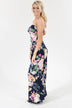 Summer Lovin' Strapless Maxi Dress ~ Navy