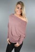 My Favorite Slouchy Top ~ Dark Mauve