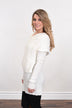 Wrapped Up in You Sweater ~ White