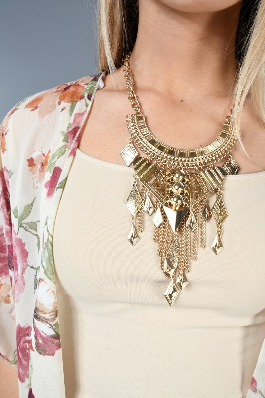 Queen of Sheba Gold Necklace
