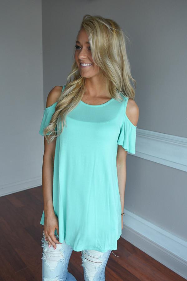 Fine Day Top ~ Turquoise