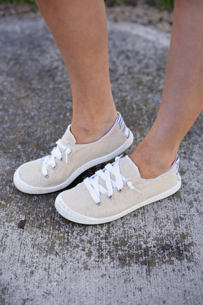 Css Product Not Rated Not Rated ''Rae'' Sneakers ~ Cream – The Pulse Boutique