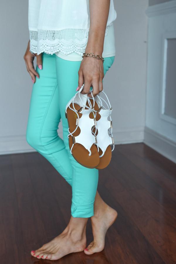 White Sandals