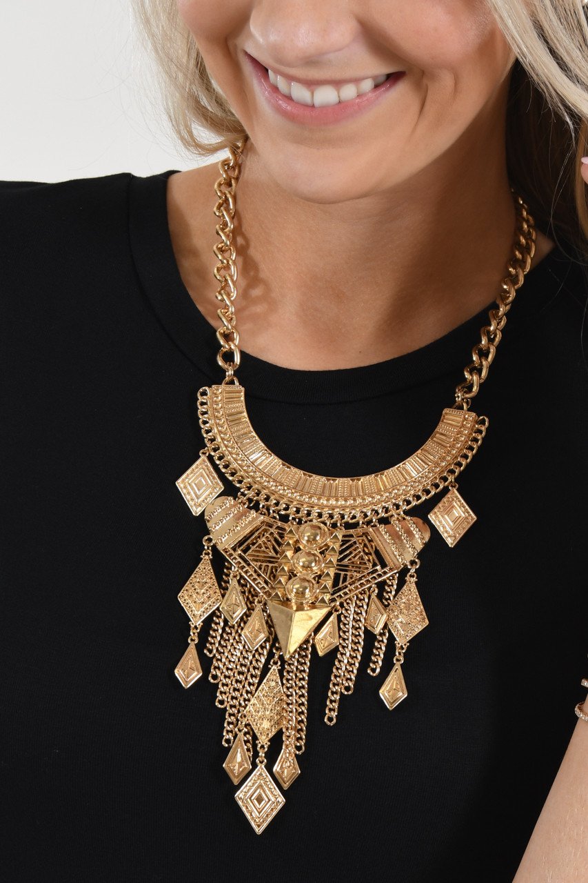 Queen of Sheba Gold Necklace