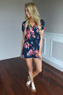 Everly Navy Floral Romper