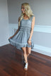 Slate Faded Boho Dress