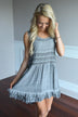 Slate Faded Boho Dress