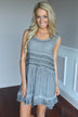 Slate Faded Boho Dress