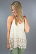 Cream Crochet Top