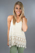Cream Crochet Top