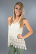 Cream Crochet Top