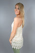Cream Crochet Top
