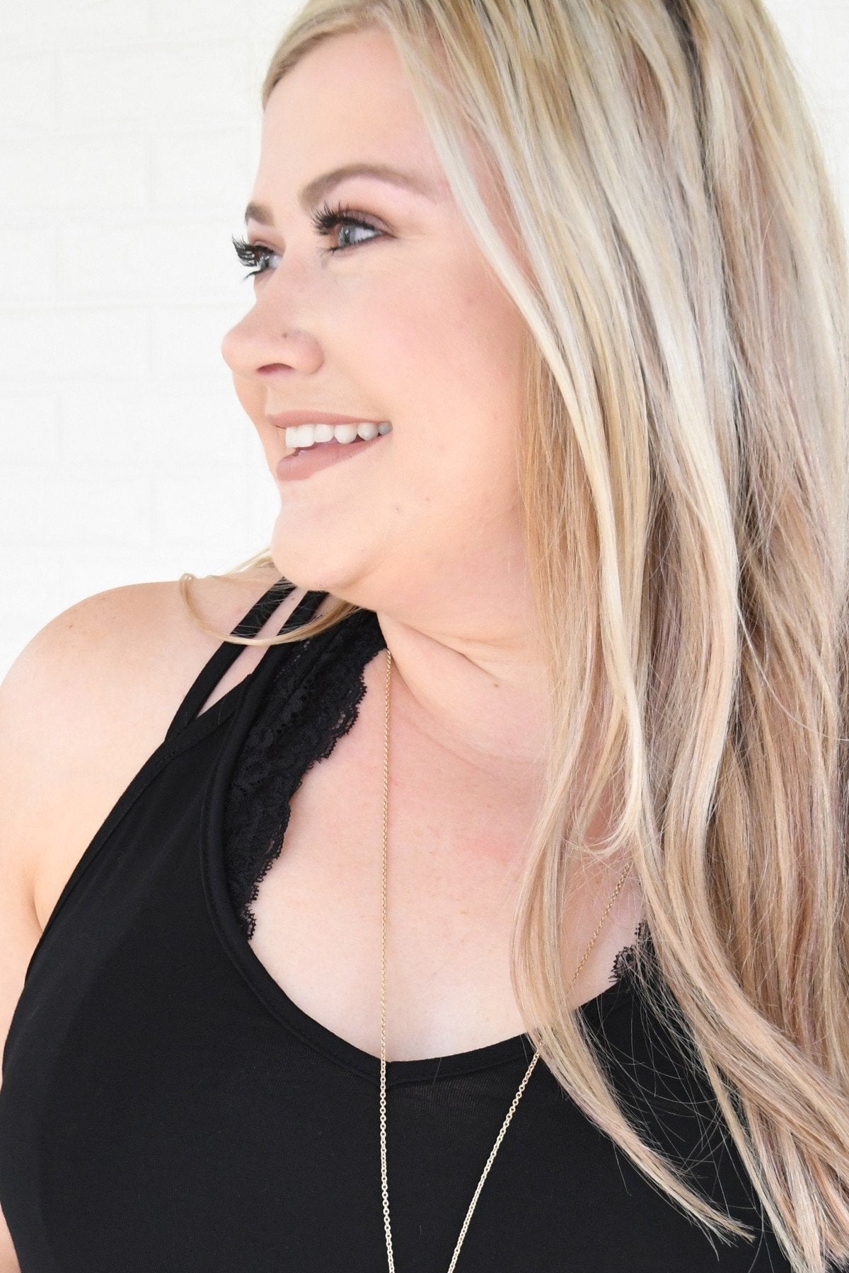 Black Strappy Tank Top
