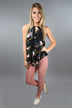 Lush Navy Floral Tank