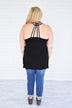 Black Strappy Tank Top