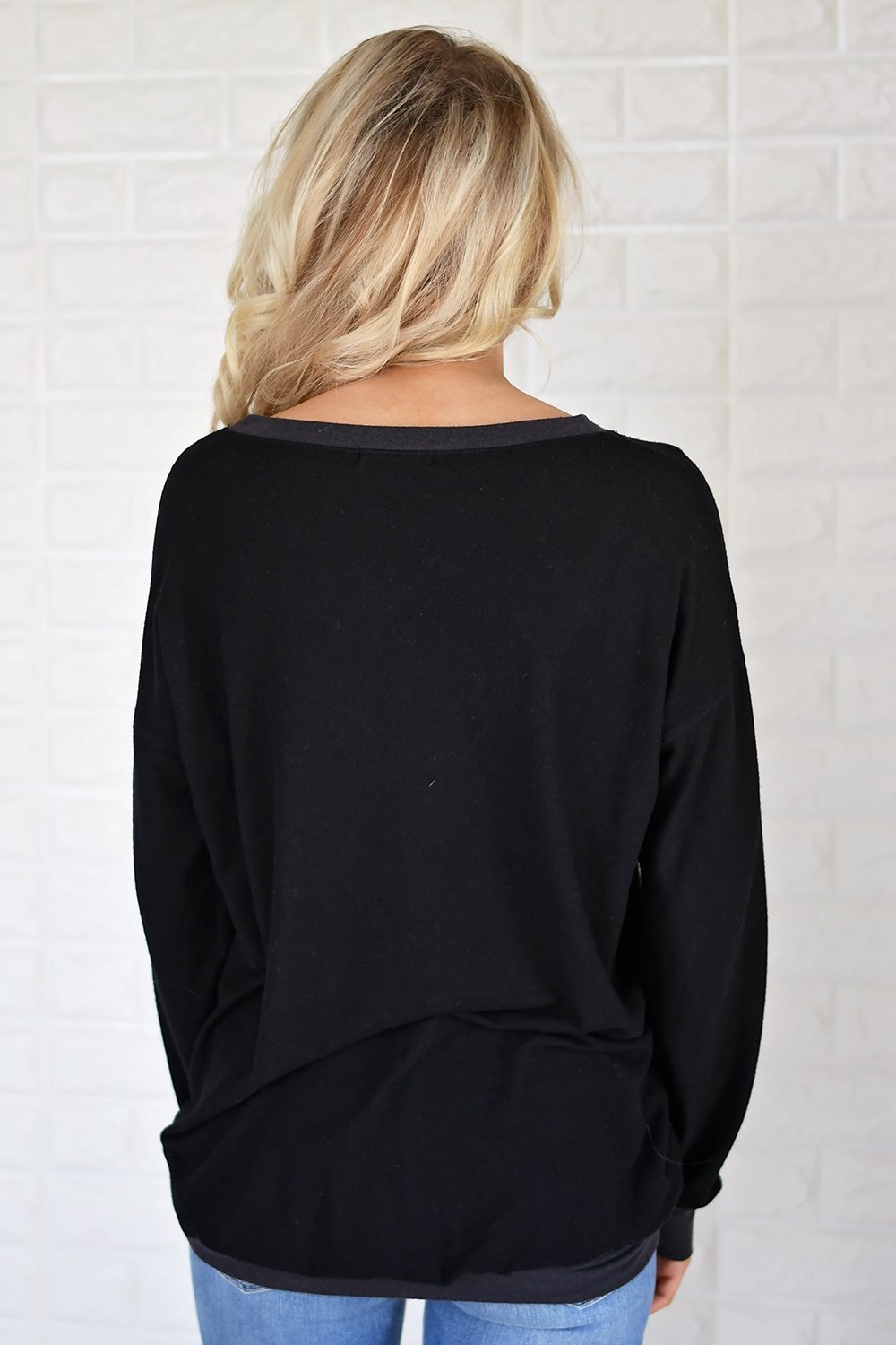 Fall for Cozy Top ~ Black