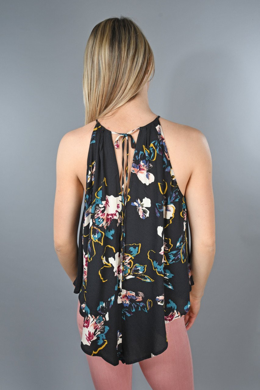 Lush Navy Floral Tank