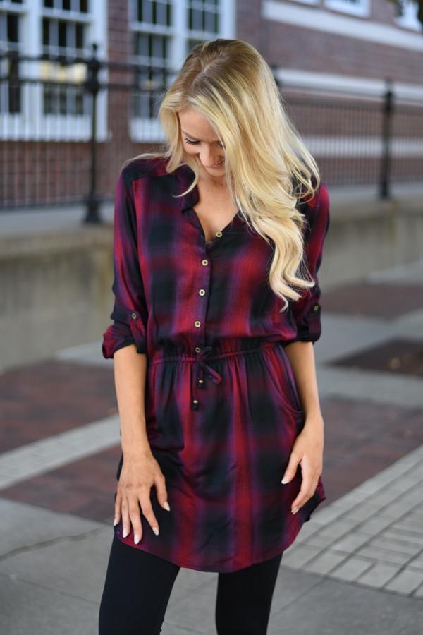 Wine Down Dress