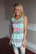 Mint Aztec Tank
