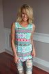 Mint Aztec Tank