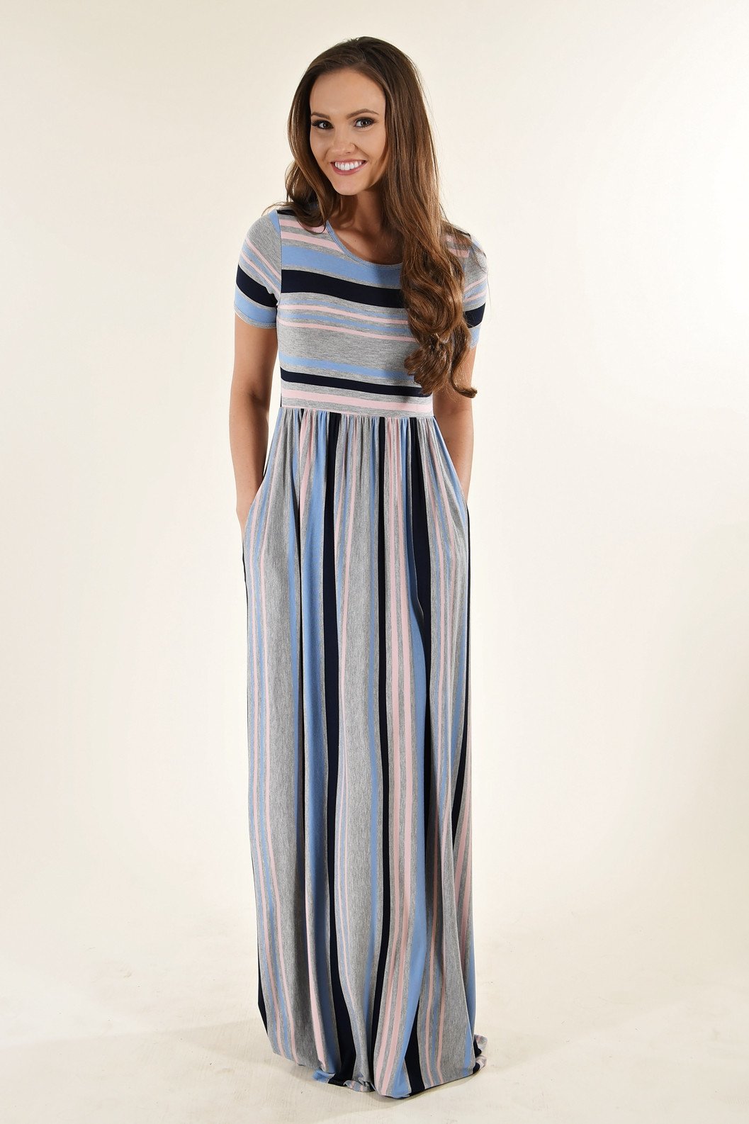 Mix'N'Match Striped Maxi Dress Mix'N'Match Striped Maxi Dress