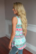 Mint Aztec Tank