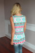 Mint Aztec Tank