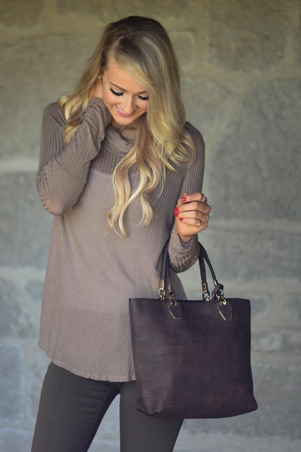 Take a Piece of My Heart Cowl Neck top