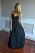 All Ruffled Up Maxi Dress ~ Black