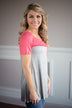 Coral Pocket Top