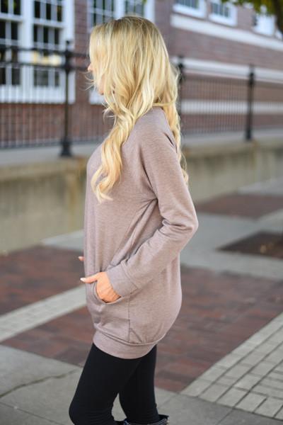 Cozy as a Bug in a Rug Top ~ Mocha