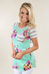 Make a Statement Top ~ Grey Sleeves