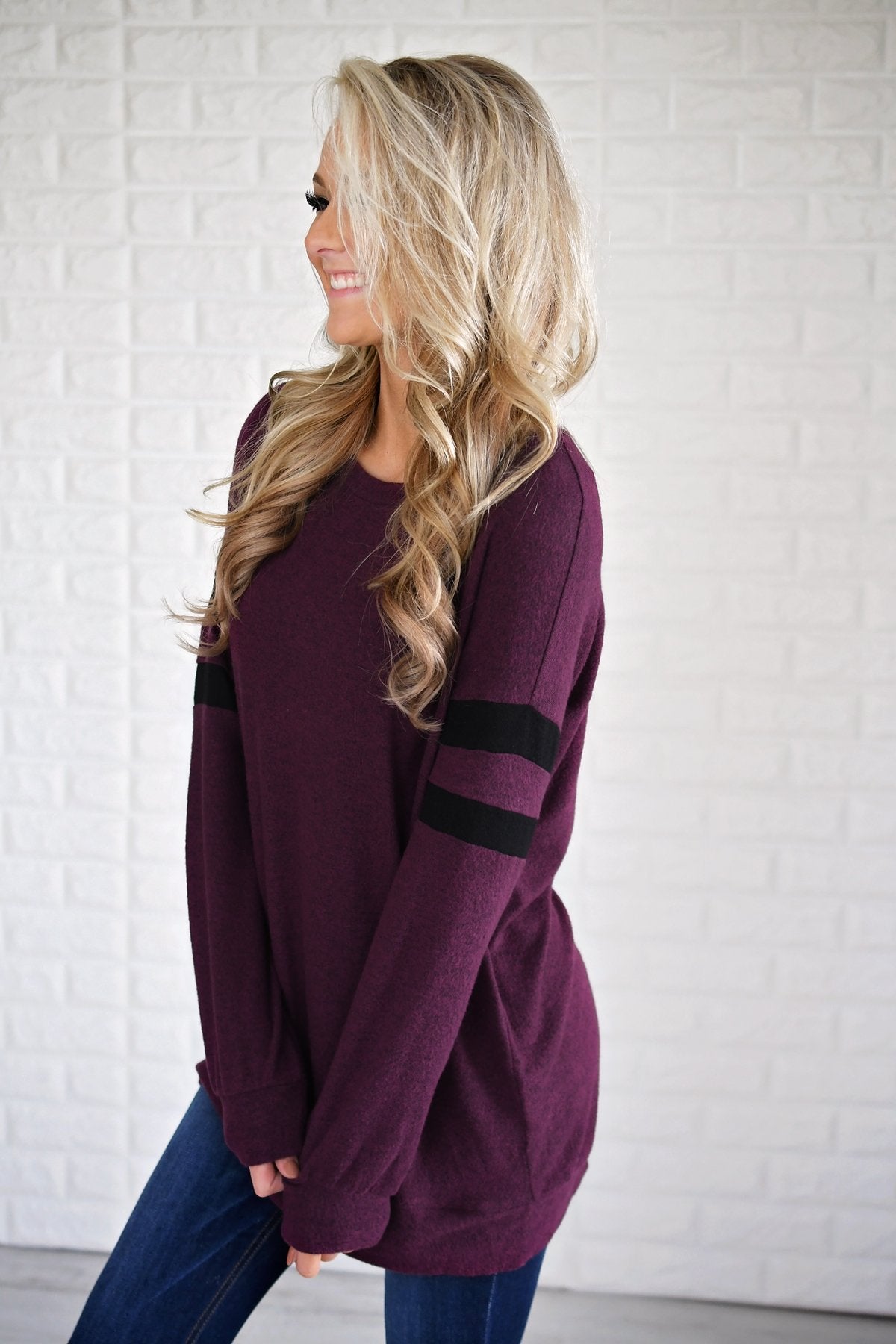 Always Cherished Plum Top
