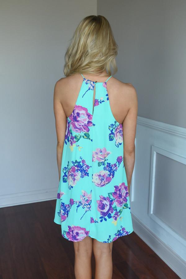 Beautiful Distraction Dress ~ Mint