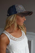 Glam Blue & Brown Baseball Cap