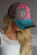 Glam Pink & Brown Baseball Cap