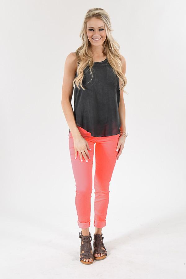 Great Escape Tank ~ Charcoal