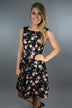 Floral Fields Dress ~ Black