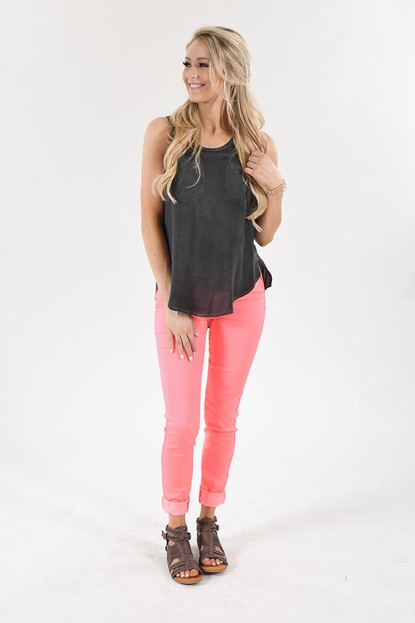 Great Escape Tank ~ Charcoal