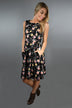 Floral Fields Dress ~ Black