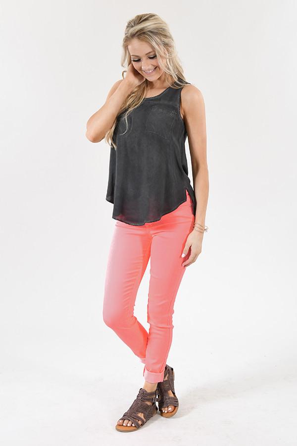 Great Escape Tank ~ Charcoal