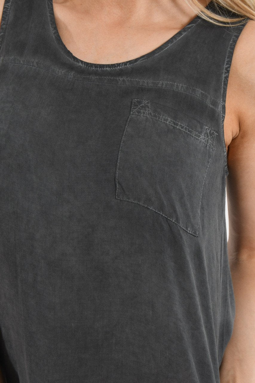 Great Escape Tank ~ Charcoal