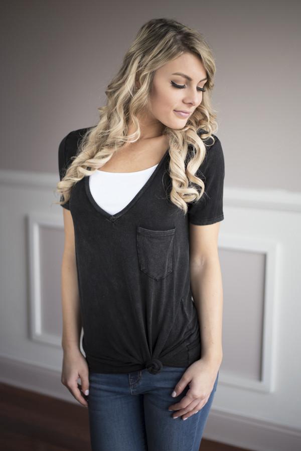 Run the World ~ Grunge Black Top