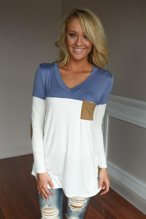 The Bleached Pocket Top - All Sizes