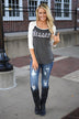 Blessed 3/4 Sleeve Top