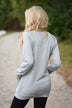 Cozy as a Bug in a Rug Top ~ Grey