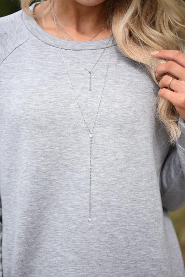 Silver 3-Tier Necklace
