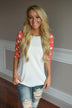In the Groove Top ~ Ivory