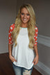 In the Groove Top ~ Ivory