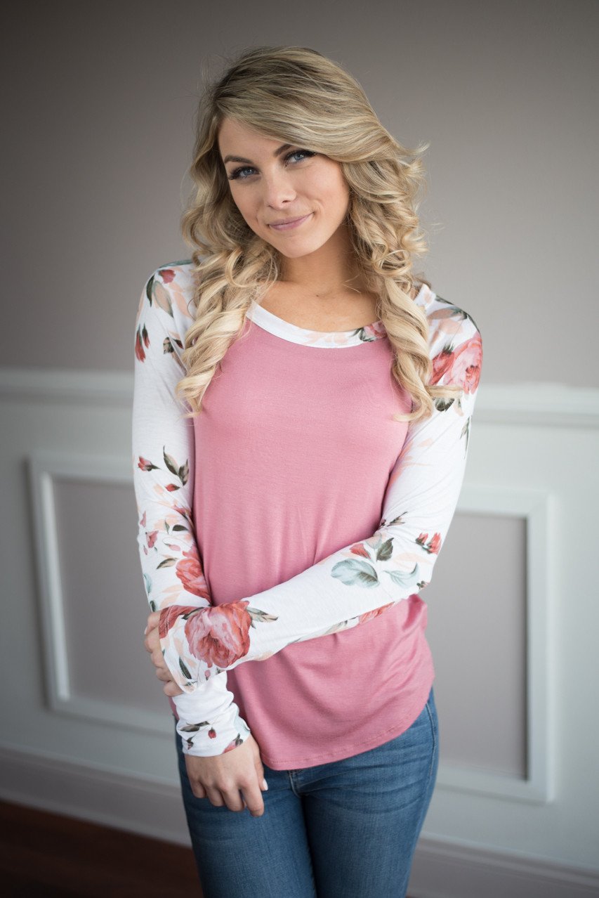 Like a Rose Floral Top